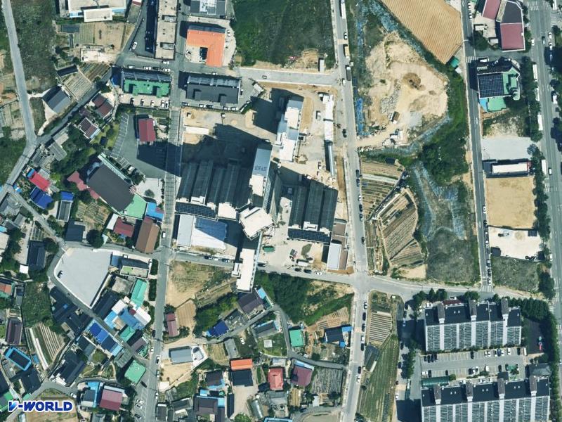 북익산 오투그란데더원 항공사진