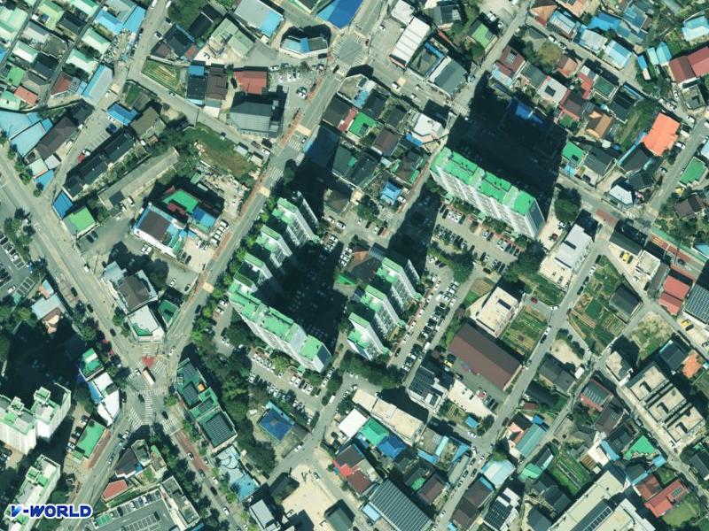 상동 현대3차 항공사진
