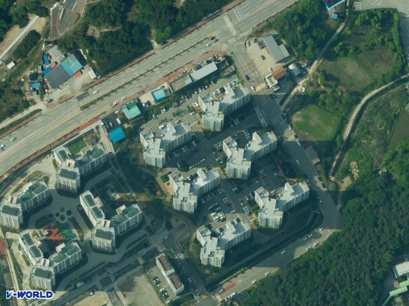 산이고운코아루 항공사진