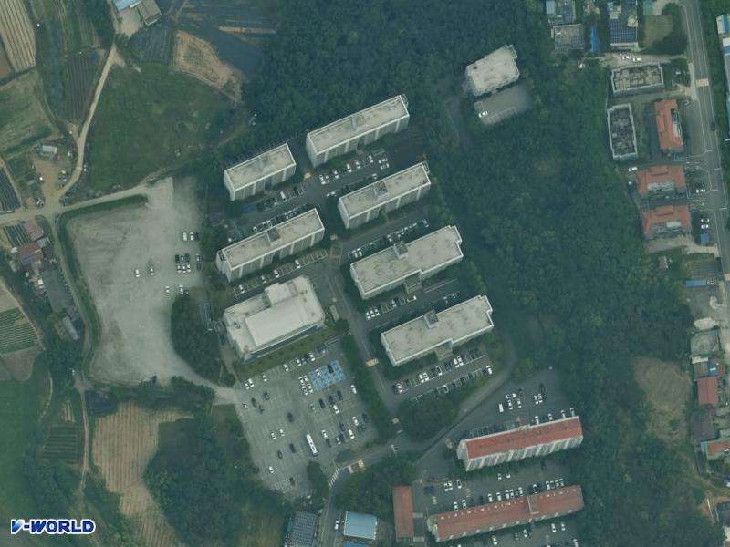 현대사원 항공사진