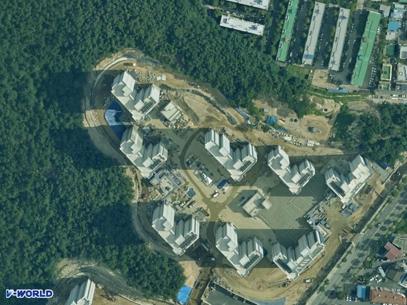한화포레나 대전월평공원2단지 항공사진