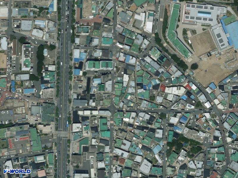 송림빌라 항공사진