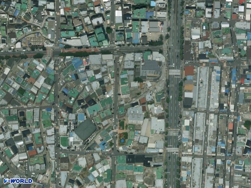 송림하이츠 항공사진