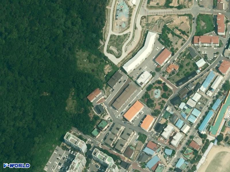 흥덕골드캐슬 101동 항공사진