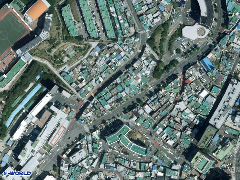 청재빌라 항공사진