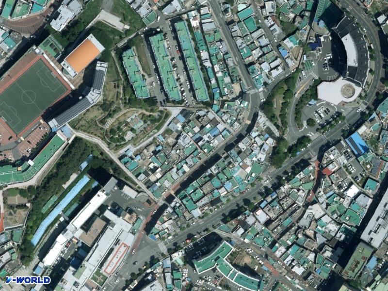 그린파크빌 102동 항공사진