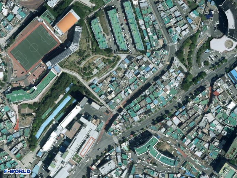 원산빌라 항공사진