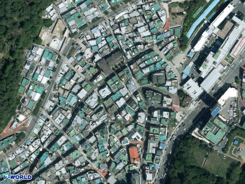 삼성주택 항공사진