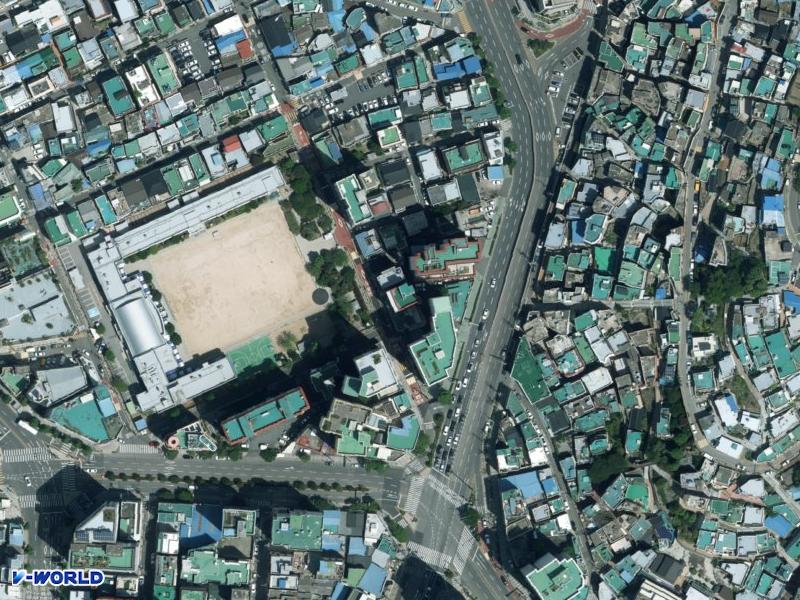 산들애빌 항공사진