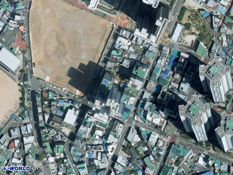 북항 월드메르디앙 그랑블루 항공사진