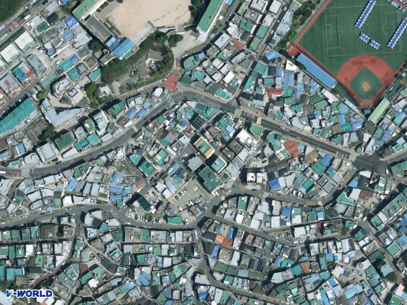 연화빌라 항공사진