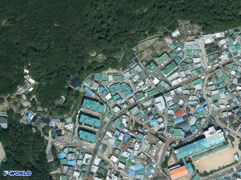 필우연립주택 항공사진