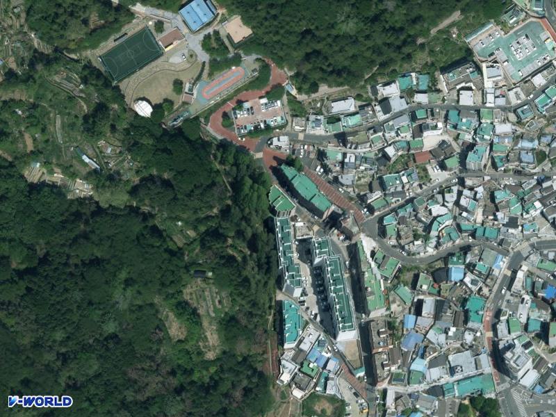 그린빌 항공사진