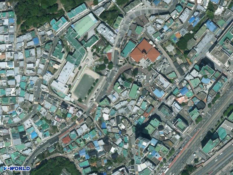 좌천동 하이츠 빌라 항공사진