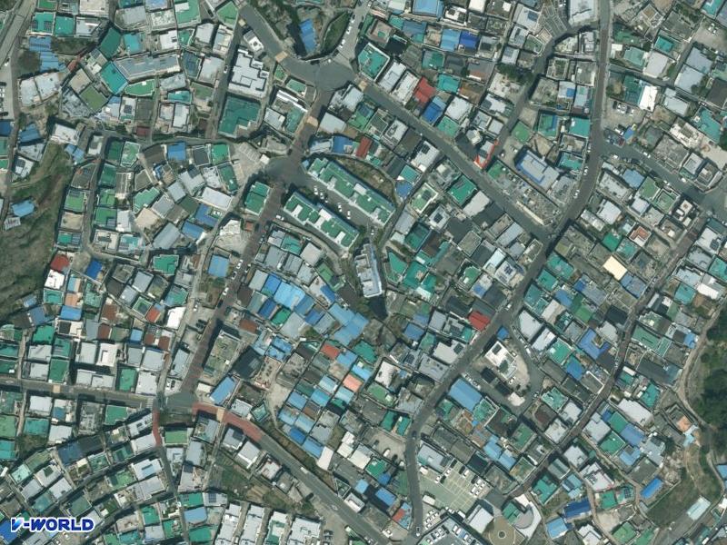 동해아파트 5동 항공사진