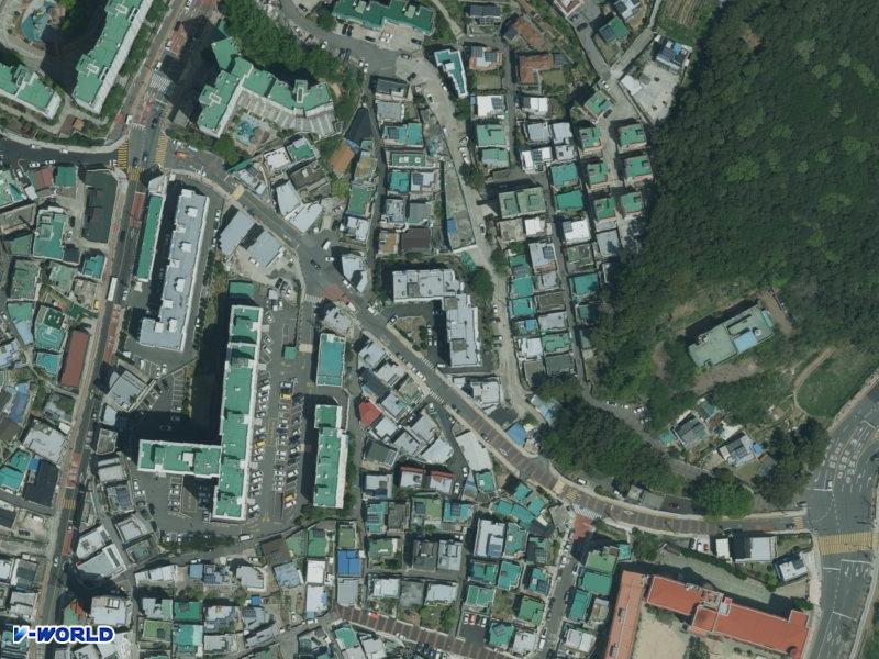신흥동백맨션 항공사진
