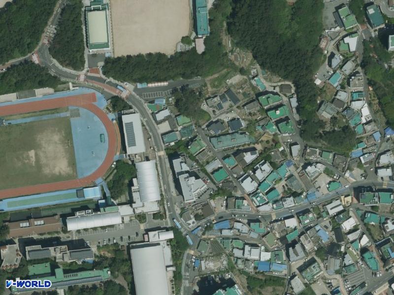 만주550하우스 항공사진