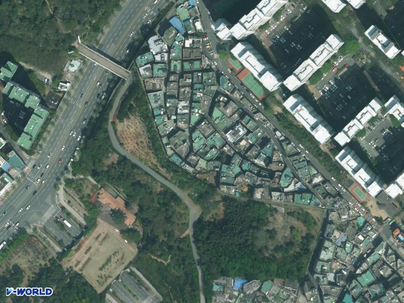 정원주택(다동) 항공사진