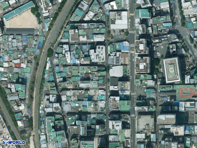 서부주택 항공사진