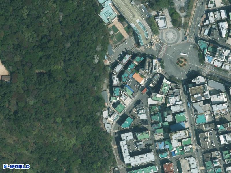 초읍파크빌리지 항공사진
