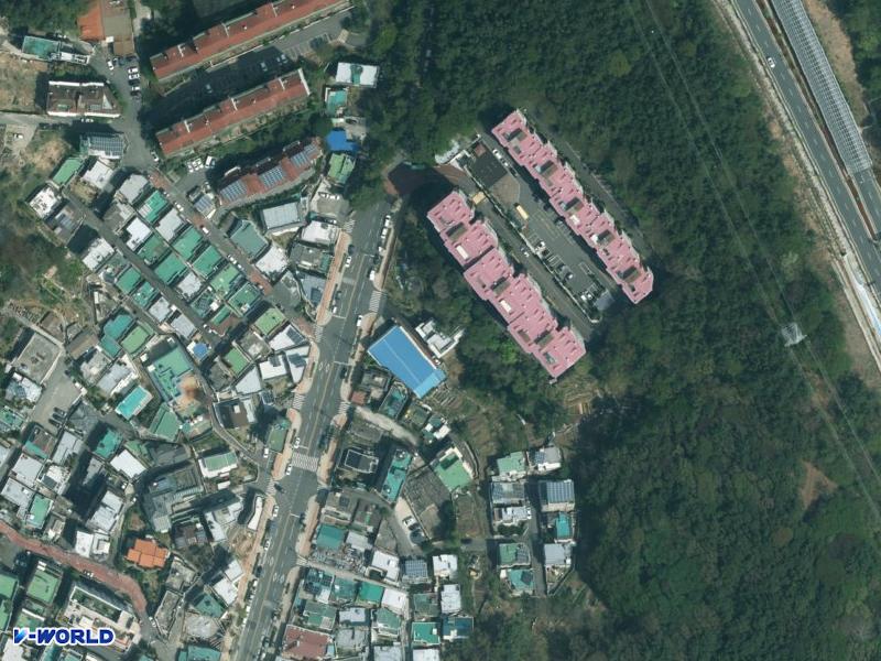 송정빌라 항공사진