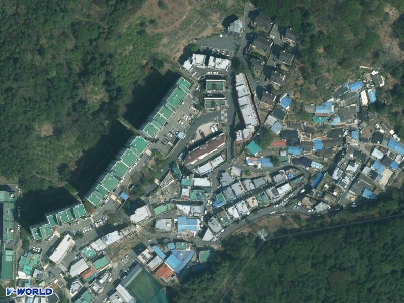 동국빌라 항공사진