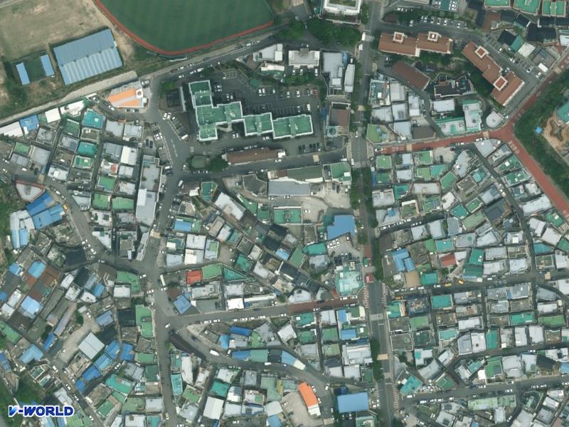 명천빌라 항공사진