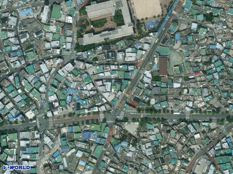 동산주택 항공사진