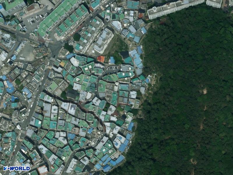 한은둥지빌 항공사진