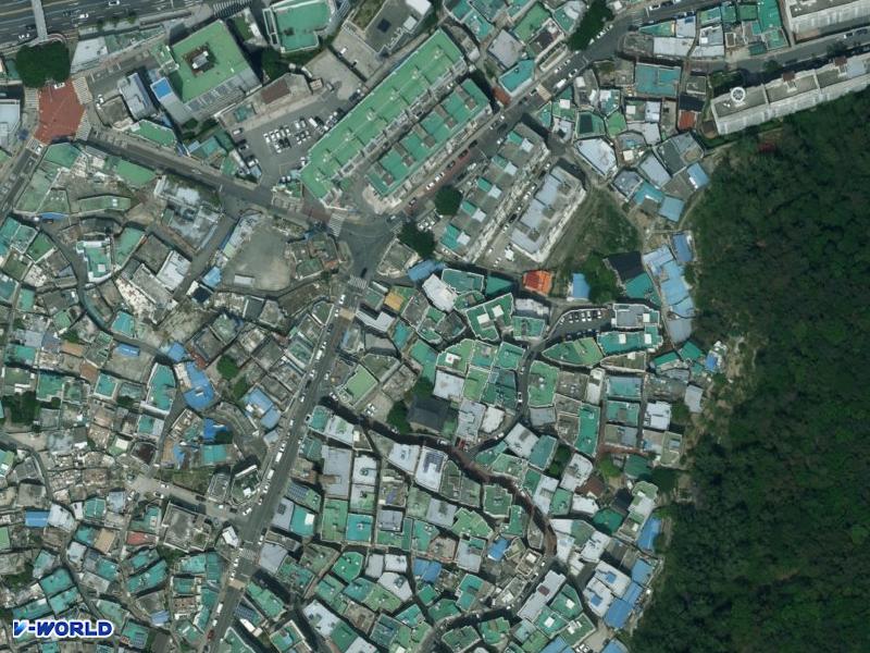 센텀빌 A동 항공사진