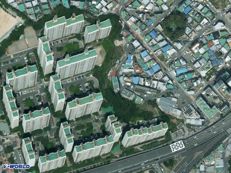 삼진빌라 항공사진
