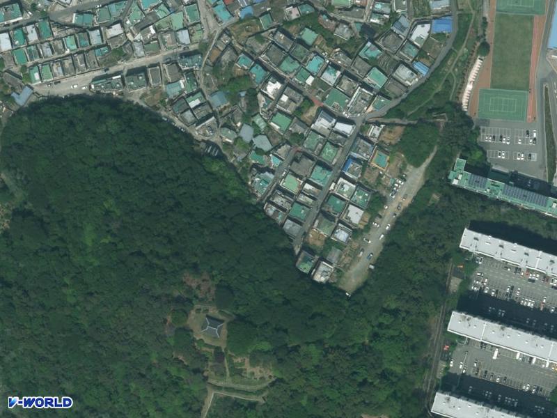 칠산빌라 항공사진