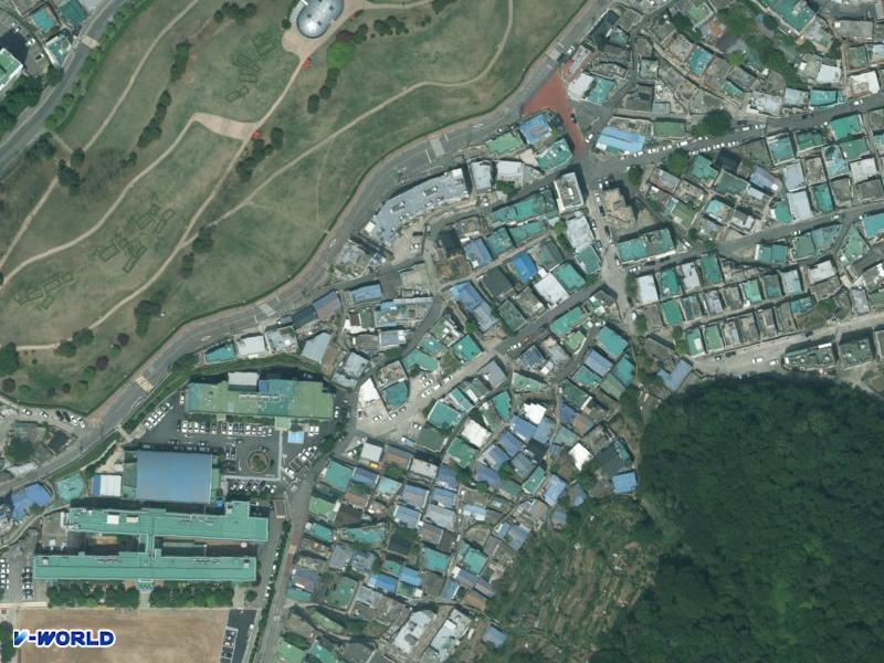 부건빌라 항공사진