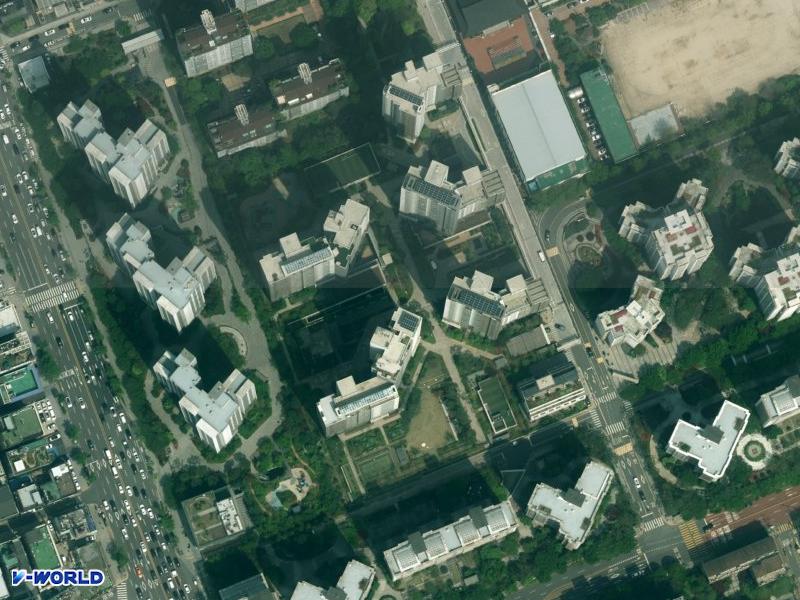강남센트럴아이파크 항공사진