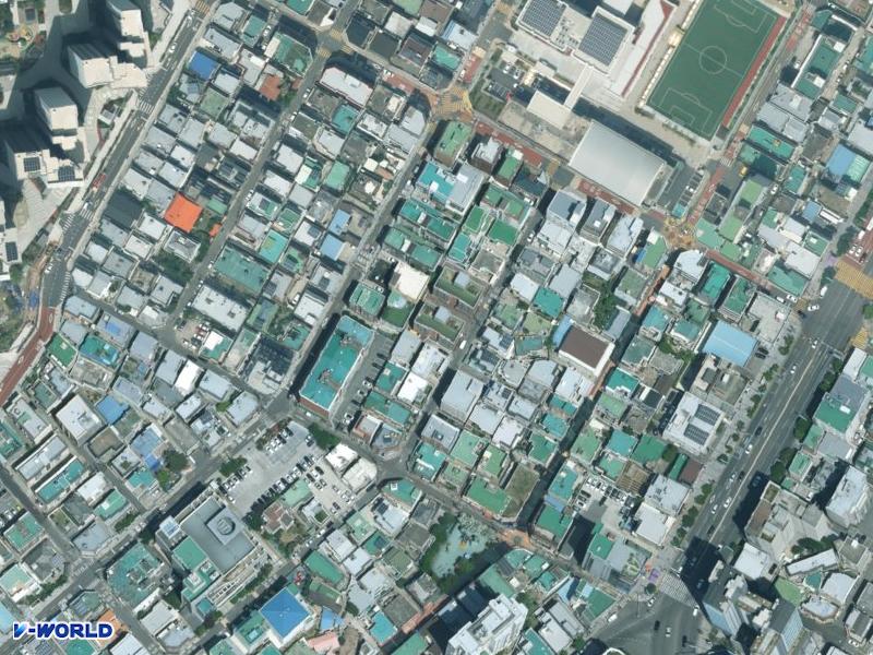 사직골든스위트 101동 항공사진