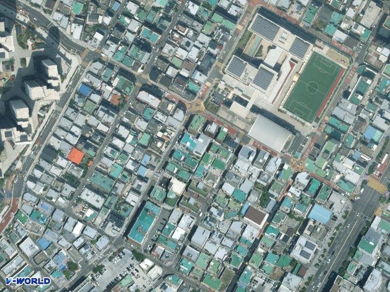 명화주택 항공사진