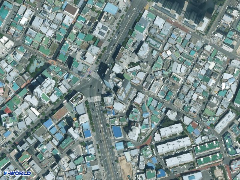 아시아드 삼정그린코아 더시티 항공사진