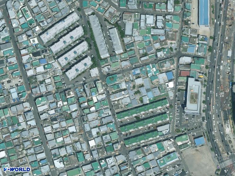 삼안연립 항공사진