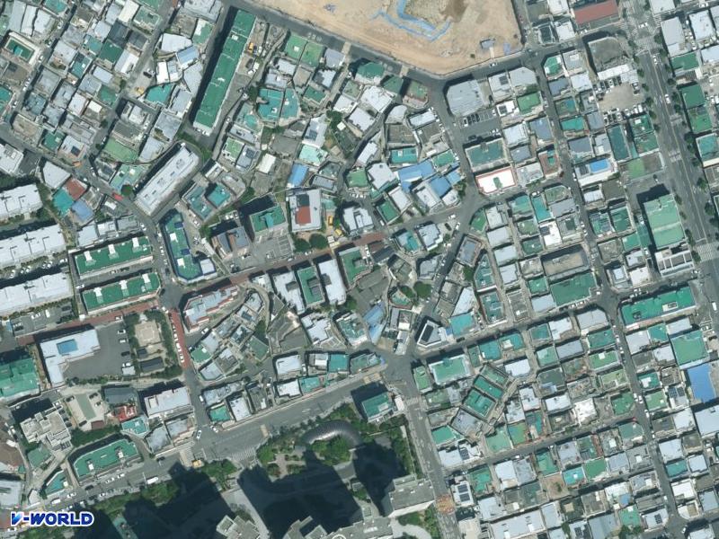 동산마을 항공사진