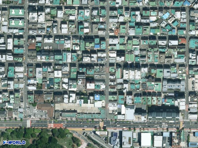 초록지붕 항공사진