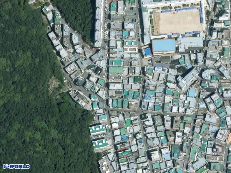 문창빌라 항공사진