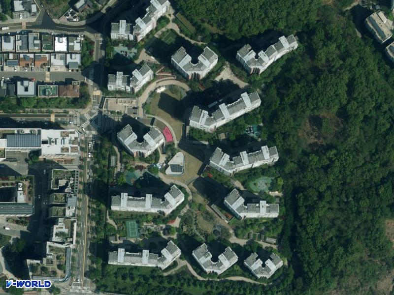 강남엘에이치1단지 항공사진