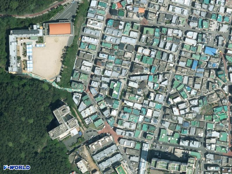 동산로얄맨션 항공사진