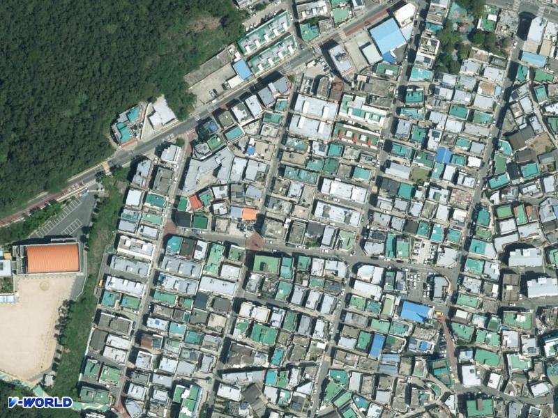 한우주택 항공사진