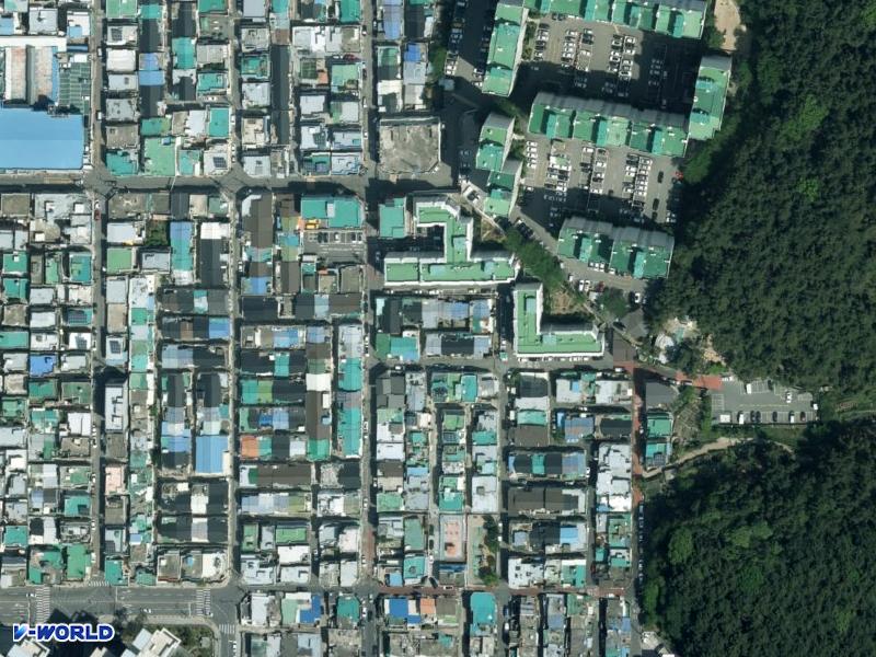 사호연립 항공사진