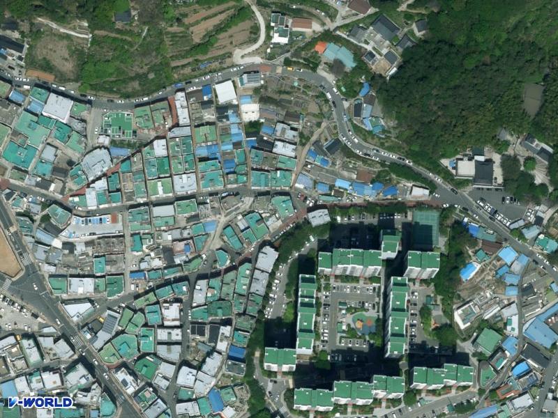 삼산빌라 항공사진