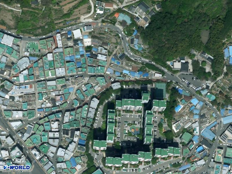 삼산빌라 항공사진