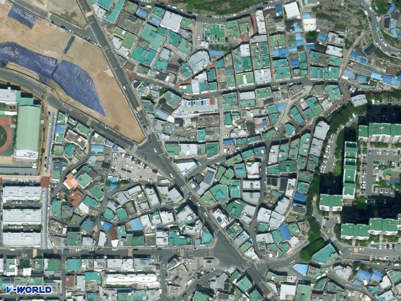 주안빌라 항공사진