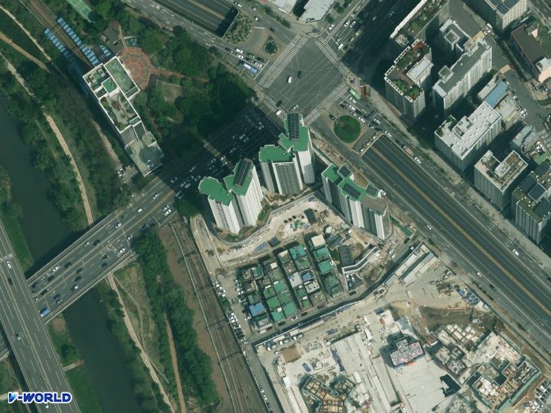 청계 sk view 항공사진