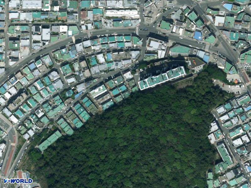 문현주택 항공사진